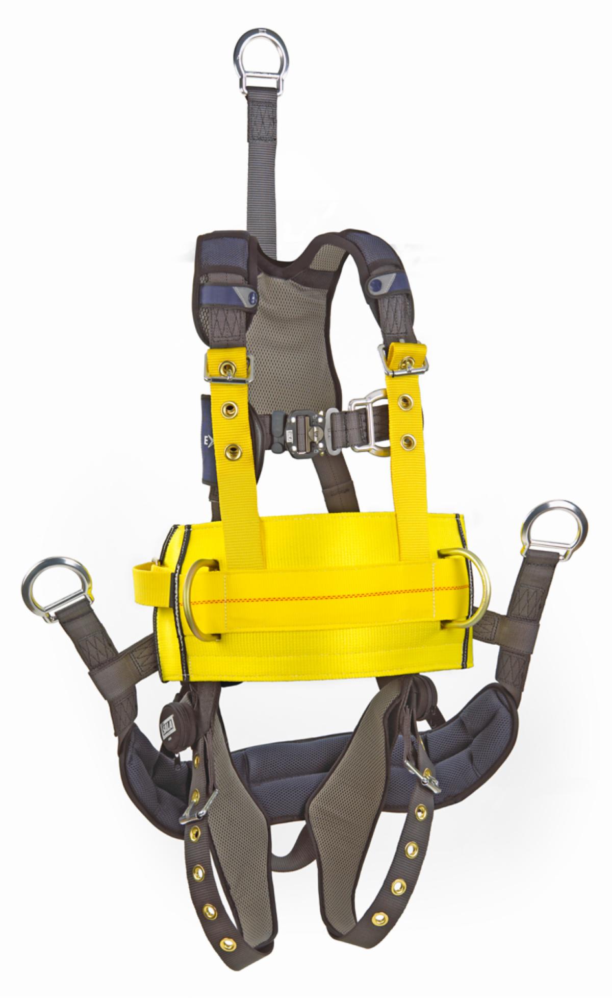Cinturón derrick/Encuellador 3M™ DBISALA®, con Correas de conexión Talla Medium 1003220, Negro