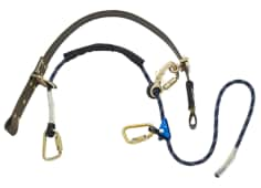 DBI-SALA CHAIN AND REBAR POSITIONING LANYARD, SELF LOCKING SNAP HOOK, STEEL  - Positioning & Restraint Lanyards - DBI5920201C