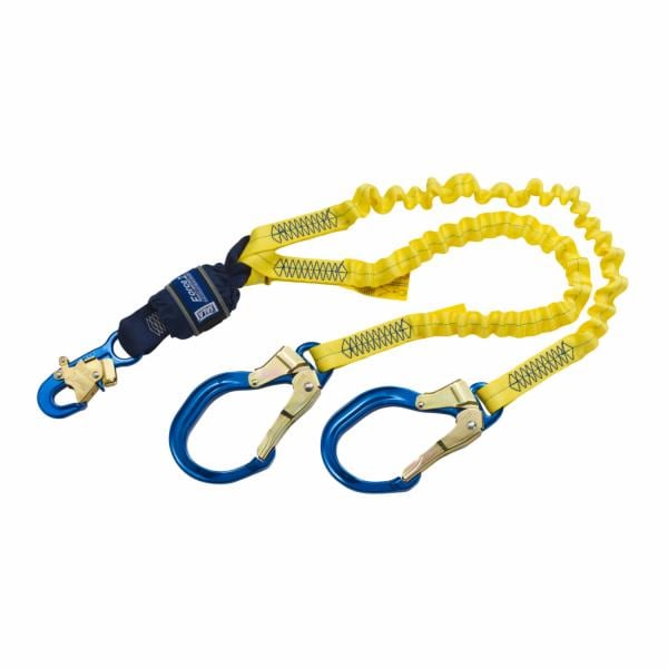 ™ DBI-SALA EZ-Stop F2 100% Tie-Off Stretch Web Shock-Absorbing Lanyard 1246145