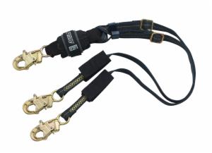 3M™DBI-SALA EZ-Stop F2 Arc Flash 100% Tie-Off Adjustable Web Shock-Absorbing Lanyard 1246320, Kevlar Fiber, 6 ftimage