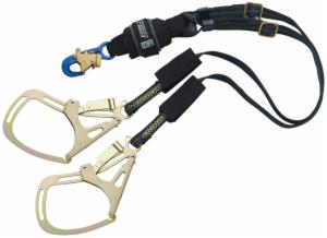 3M™ DBI-SALA EZ-Stop F2 Arc Flash 100% Tie-Off Adjustable Web Shock-Absorbing Lanyard 1246352, Kevlar Fiber, 6 ftimage