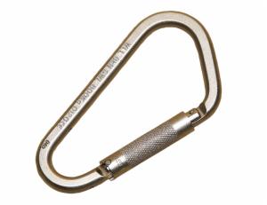 3M™ DBI-SALA Self-Closing/Triple Locking Carabiner 2000300, Zinc Plated Steel, 2 in Gateimage