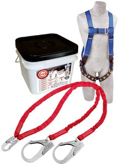 50 ft. (15.2m) of 3/16" (5mm) galvanized steel wire rope with swivel snap hook and RSQ™ dual-mode.