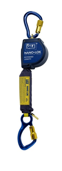 3M™ DBI-SALA® Nano-Lok™ Extended Length Self Retracting Lifeline with Anchor Hook, Web 3101600