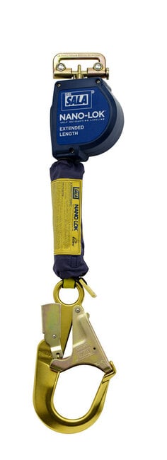 Nano-Lok™ Extended Length Quick Connect Self Retracting Lifeline