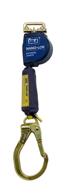 Nano-Lok™ Extended Length Quick Connect Self Retracting Lifeline