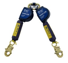 3M™ DBI-SALA® Nano-Lok™ Extended Length Twin-Leg Quick Connect Self Retracting Lifeline, Web 3101628