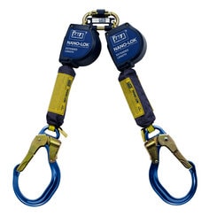 3M™ DBI-SALA® Nano-Lok™ Extended Length Twin-Leg Quick Connect Self Retracting Lifeline, Web 3101631