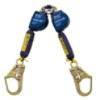 3M™ DBI-SALA® Nano-Lok™ Extended Length Twin-Leg Quick Connect Self Retracting Lifeline - Web 3101627, 9 ft. (2.74 m), 1 EA