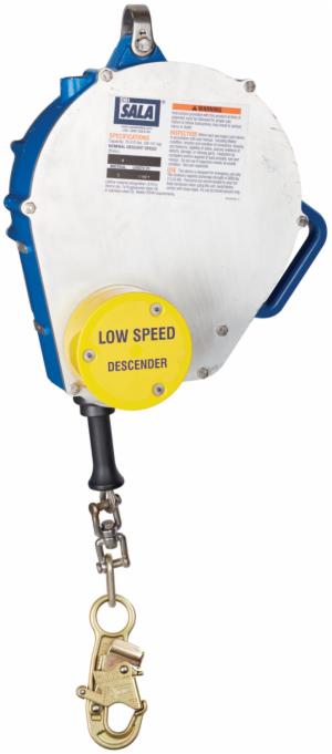 3M™ DBI-SALA Rollgliss Vertical Low Speed Automatic Descender 3303000, Galvanized Steel Cable/Hook, 115 ftimage