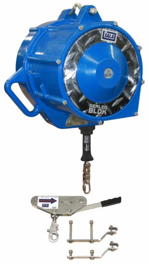 3M™ DBI-SALA Rollgliss Sloped High Speed Automatic Descender with Hardware Kit 3303015, Galvanized Steel Cable/Hook, 200 ftimage