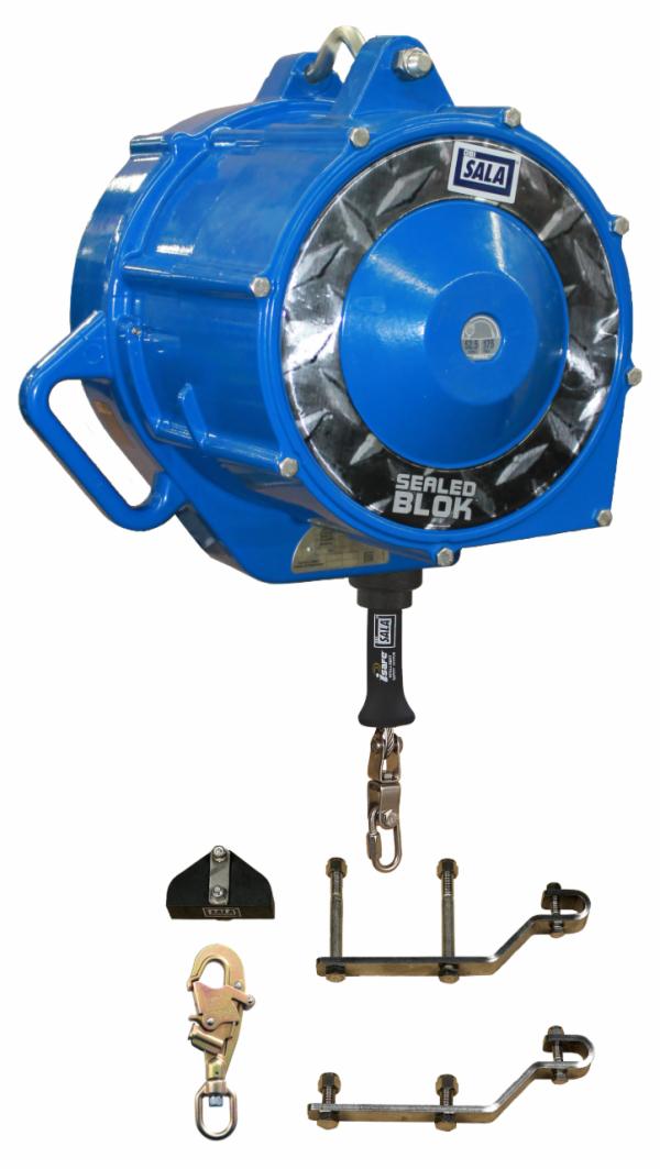 ™ DBI-SALA Rollgliss Sloped Low Speed Automatic Descender with Hardware Kit 3303021