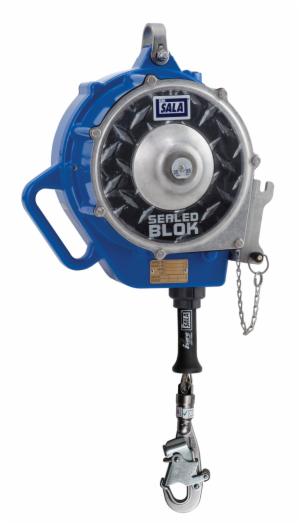 3M™ DBI-SALA Sealed-Blok 3-Way Retrieval Self-Retracting Lifeline with Bracket 3400168, Stainless Steel Cable, 85 ft. OSHAimage