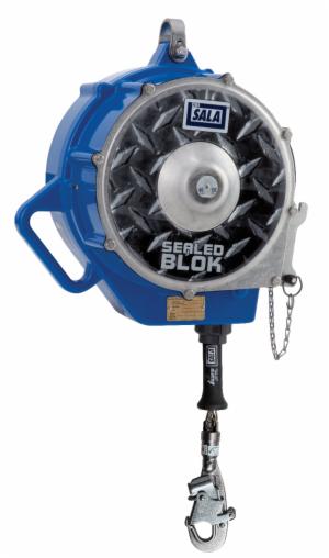3M™ DBI-SALA Sealed-Blok 3-Way Retrieval Self-Retracting Lifeline with Bracket 3400171, Stainless Steel Cable,130 ft. OSHAimage