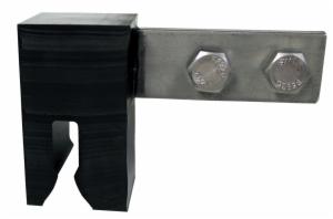 3M™ DBI-SALA Lad-Saf Cable Vertical Safety System Cable Guide For Steel Pole/Angle Leg Tower 6100523, Stainless Steelimage