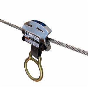 3M™ DBI-SALA Permanent Horizontal Lifeline Sayflink Sleeve with Wheels 7200691, Fits 8 – 12 mmimage