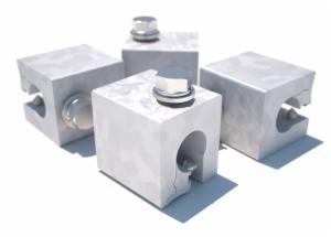 3M™ DBI-SALA Z Maxi Clamp Fastener Kit For Roof Top Anchor 7241204, Fits Bulb Standing Seam, 4 ea/Packimage