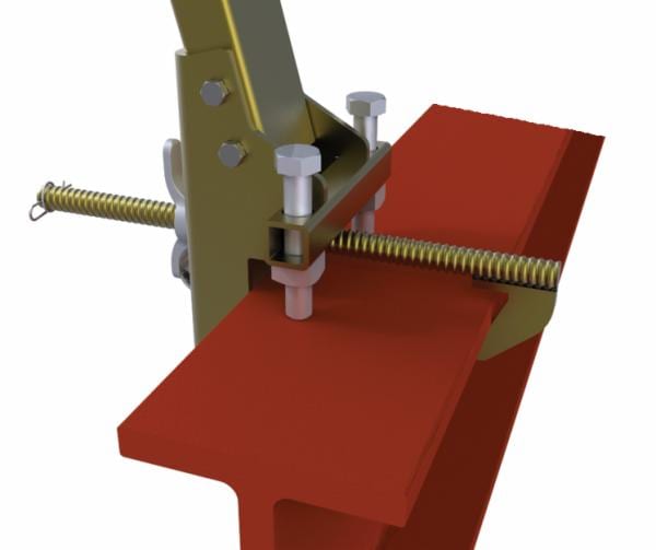 ™ DBI-SALA Temporary I-Beam Horizontal Lifeline Stanchion Base 7400052