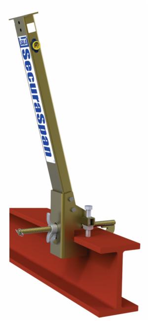 3M™ DBI-SALA Temporary I-Beam Horizontal Lifeline Stanchion with Base 7400057, Fits 24 – 36 in Flange Up To 2.25 in Thickimage