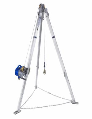 3M™ DBI-SALA Confined Space Aluminum Tripod with 3-Way SRL 8301089, 7 ft Tripod, 50 ft Stainless Steel Cableimage