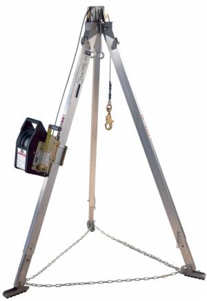 3M™ DBI-SALA Confined Space Aluminum Tripod with Winch 8301085, 9 ft Tripod, 120 ft Stainless Steel Cableimage
