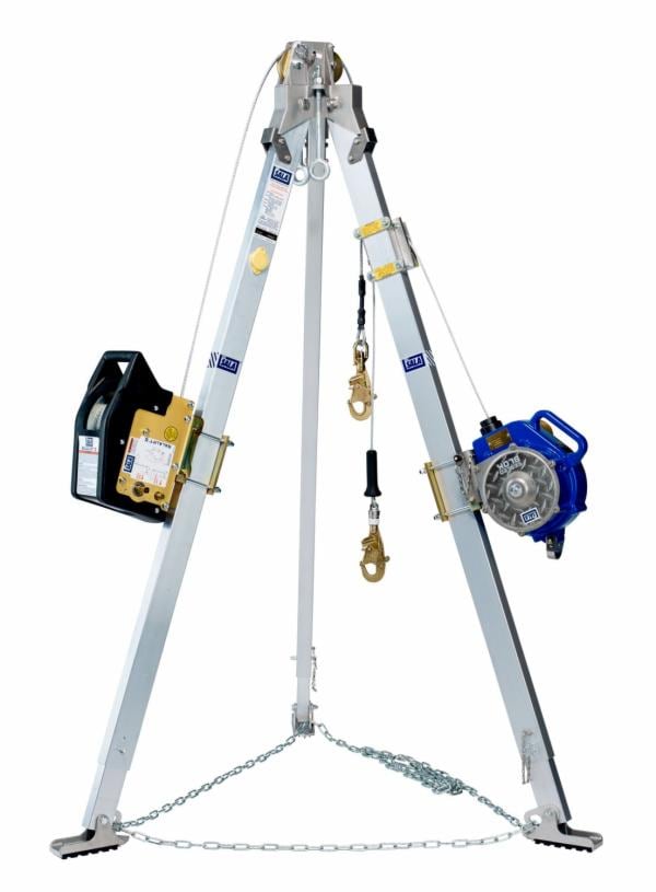 ™ DBI-SALA Confined Space Aluminum Tripod with Winch and 3-Way SRL 8301073