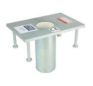 3M™ DBI-SALA Confined Space Permanent Flush Floor Mount Sleeve Davit Mast Base 8512828, Stainless Steelimage