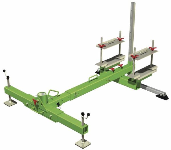 ™ DBI-SALA Confined Space Portable Counterweight Rack Davit Mast Base with Screw Leg Adjustment 8514496