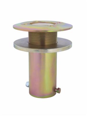 3M™ DBI-SALA Confined Space Permanent Deck Mount Sleeve Davit Mast Base 8515162, Zinc Plated Steelimage
