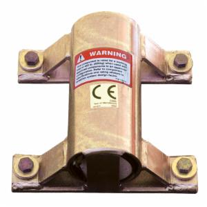 3M™ DBI-SALA Confined Space Permanent Wall Mount Sleeve Davit Mast Base 8516191, Zinc Plated Steelimage