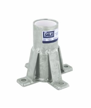 3M™ DBI-SALA Confined Space Permanent Floor Mount Sleeve Davit Mast Base 8518503, Galvanized Steelimage
