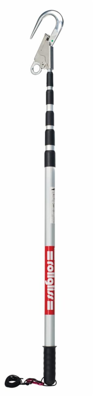 3M™ DBI-SALA Rollgliss Rescue Pole 8900298, Silver and Red, 4 ft. to 16 ft. (1.2 to 4.9 m)image