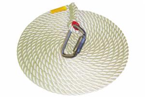 3M™ PROTECTA Rope Lifeline 5/8 in. (1.6 cm) Nylon with Carabiner AC215A1, 15Mimage