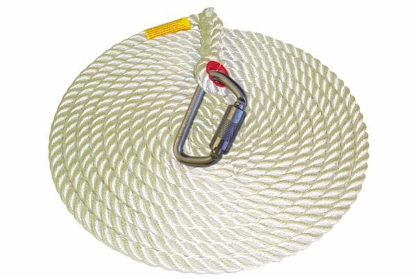 ™ PROTECTA Rope Lifeline 5/8 in. (1.6 cm) Nylon with Carabiner AC215A1