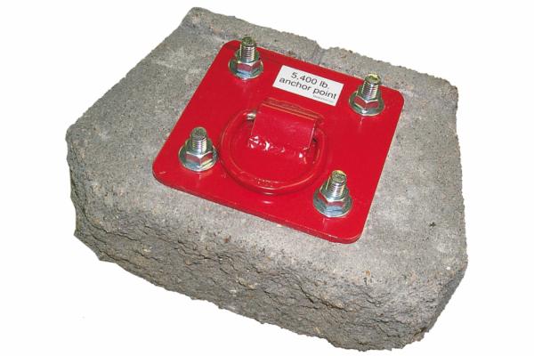 ™ Protecta D-ring Plate Anchor For Concrete AJ720A