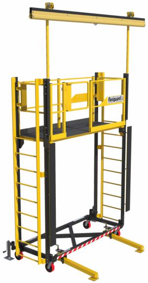 3M™ DBI-SALA Flexiguard Supported Ladder Rail Fixed Height Access Anchor System 8530397, 2 User, 9 ft High, 3 ft Wideimage