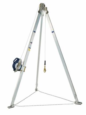 3M™ DBI-SALA Confined Space Aluminum Tripod with 3-Way SRL 8301090, 7 ft Tripod, 50 ft Galvanized Cableimage