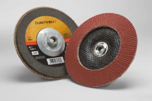 3M™ Cubitron II Flap Disc 969F, 60+, T29 Quick Change, 7 in x 5/8″-11, 5 ea/Caseimage