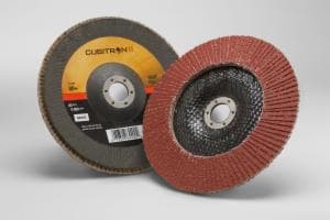 3M™ Cubitron II Flap Disc 969F, 80+, T29, 7 in x 7/8 in, 5 ea/Caseimage