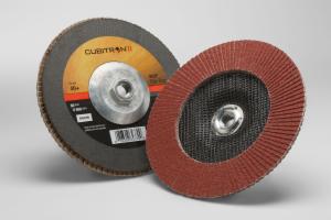 3M™ Cubitron II Flap Disc 969F, 40+, T27 Quick Change Metal, 7 in x 5/8″-11, 5 ea/Case image 3M™ Cubitron II Flap Disc 969F, 40+, T27 Quick Change Metal, 7 in x 5/8″-11, 5 ea/Caseimage