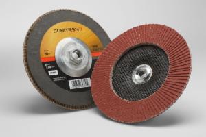 3M™ Cubitron II Flap Disc 969F, 60+, T27 Quick Change, 7 in x 5/8″-11, 5 ea/Caseimage