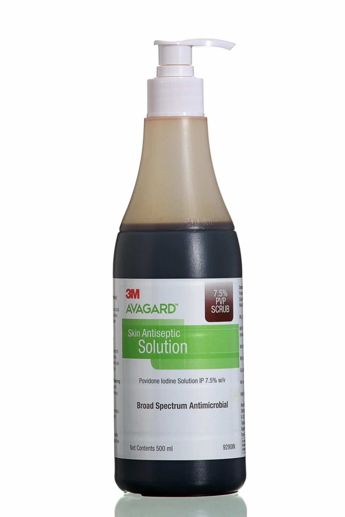 3M™ Avagard PVP 7.5 W/V Surgical Scrub, 500 mL, 24 Bottles/Case 3M India