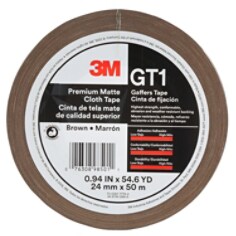 3M™ Premium Matte Cloth (Gaffers) GT1 Brown 24mmx50mmil8