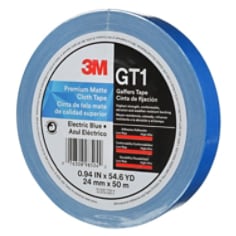3M™ Premium Matte Cloth (Gaffers) GT1 Electric Blu 24mmx50mmil8
