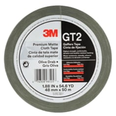 3M™ Premium Matte Cloth (Gaffers) GT2 Olive Drab 48mmx50mmil  24