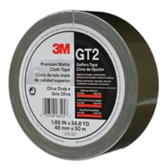 3M™ Premium Matte Cloth (Gaffers) GT2 Olive Drab 48mmx50mmil  24