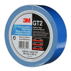 3M™ Premium Matte Cloth (Gaffers) GT2 Electric Blu 48mmx50mmil