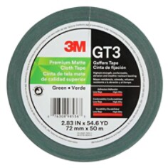 3M™ Premium Matte Cloth (Gaffers) GT3 grn 72mmx50mmil6