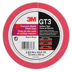 3M™ Premium Matte Cloth (Gaffers) GT3 Red 72mmx50mmil6