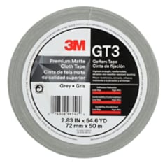 3M™ Premium Matte Cloth (Gaffers) GT3 Grey 72mmx50mmil6